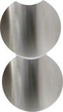 Dimple End Table - Contemporary Brushed Iron Design Perfect for Modern Living Spaces and Decor