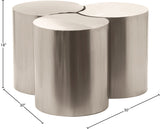 Dimple Coffee Table - Contemporary Brushed Iron Design for Modern Living Spaces and Versatile Style