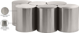 Dimple Coffee Table – Contemporary Brushed Iron Design for Stylish Living Spaces and Modular Use