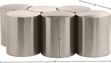 Dimple Coffee Table – Contemporary Brushed Iron Design for Stylish Living Spaces and Modular Use