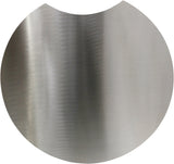 Dimple Gold End Table - Chic Brushed Metal Design for Contemporary Living Spaces and Modular Use