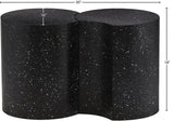 Dimple Black End Table - Contemporary Iron Design with Stylish Terrazo Pattern for Modern Spaces