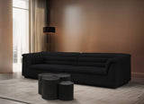 Dimple Contemporary Coffee Table - Stylish Iron Construction with Black Terrazo Design for Modern Homes