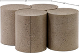 Dimple Coffee Table - Elegant Brushed Metal Design for Contemporary Living Spaces, Modular & Stylish