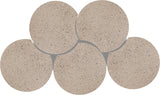 Dimple Coffee Table - Stylish Brushed Iron Design with Modular Shape for Modern Living Spaces