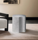 Dimple Gold End Table - Chic Brushed Metal Design for Contemporary Living Spaces and Modular Use