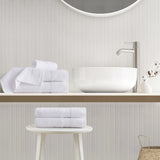 500GSM Turkish Cotton Quick Dry Plush Towel Set, White