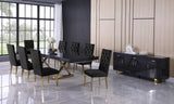 Excel Extendable Dining Table with Elegant Inverted X-Legs for Stylish Family Gatherings and More