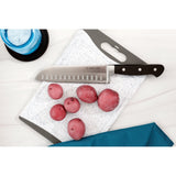 Superior 7 inch Santoku Knife - Black