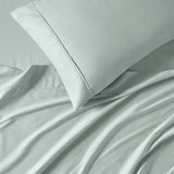 100% Organic Cotton 18" Deep Pocket Sheet Set, Aqua Blue