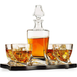Italian Crafted Crystal 5 Piece European Style Wine, 855ml