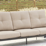 Chamber 5 Seat Patio Conversation Sofa Sets With Sunbrella® Cushions and Side Table