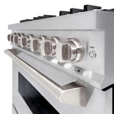ZLINE 36" Dual Fuel Range, Gas Cooktop, Electric Convection Oven Stainless Steel, CDR-BR-36