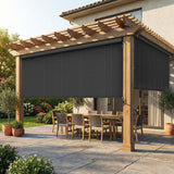 10' W X 8' H Outdoor Roller Shade with 95% Uv Protection