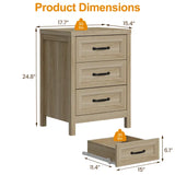 Wholesale 3 Drawer Dresser Modern Wood Dresser with Raised Panel