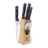 Moss & Stone 7-Piece Serrated Knife Block Set
