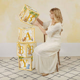 Honey Bear Baby Block Boxes for Baby Shower Decor