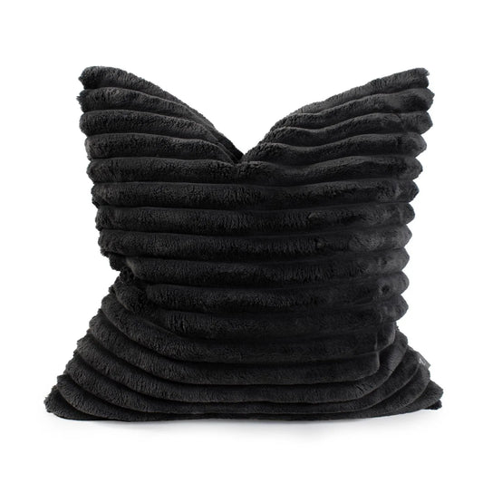 Pillow 24 x 24 Shar Pei Black - Down Alternative Insert