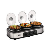 Royalcraft Triple Slow Cooker Buffet Servers and Warmer