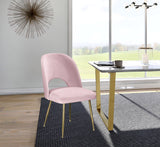 Logan - Dining Chair (Set of 2) - Gold Legs