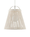 Parnell Medium White Pendant