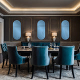 Balducci Oval Sapphire Blue Mirror Short