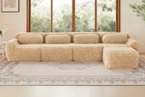 MELLOW 149" 4-Seater Sofa with 1 Ottoman