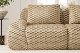 LAURENT 114" 3-Seater Sofa with 1 Ottoman