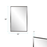 Yorkville Titanium Vanity Mirror