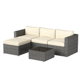 Wholesale 5-Piece Patio Furniture Set, All Weather Wicker Patio