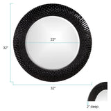 Bergman Mirror - Glossy Black