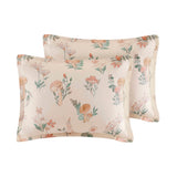 Mushroom Floral Garden Kid's Comforter Set, Blush