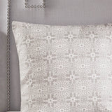 Reversible Embroidered Comforter/Duvet Cover Set, Ivory