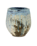 Sicilia Small Antique Blue Drip Planter