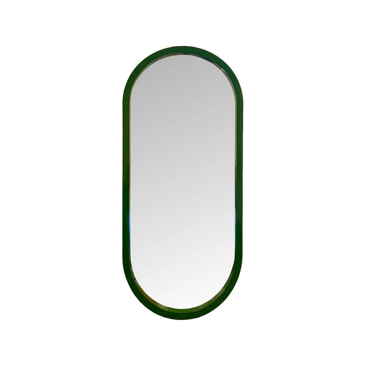 Osman Glossy Wild Green Wall Mirror