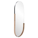 Dante Stainless Steel Rose Gold Capsule Mirror