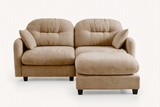 NUVIA 74" Loveseat with 1 Ottoman