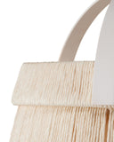 Parnell Large White Pendant