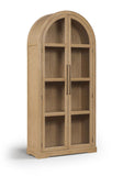 Corva - Solid Wood, Oak Veneer And Stainless Steel Storage Cabinet