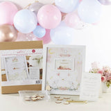 Baby Shower Guest Book Alternative - Elephant Baby Shower (Pink)