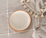 Tablecloth Round - Plaid Tablecloth with Tassels