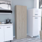 Lombardi Tall Cabinet with Five Drawers, Kitchen Pantry