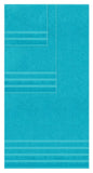 Embroidered - 6 Piece 100% Cotton Luxury Turkish Towel Set with 20 Different Colors