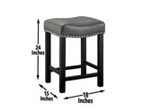 Aspen 24" Backless Counter Stool