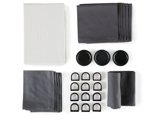 Table Accessories Set for 12 - Cotton