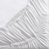 Purefect Fit Adjustable Sateen Fitted Sheet White