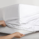 Ultra Percale Adjustable Fitted Sheet White