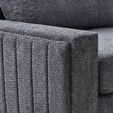 Aeris 138" Modern Curved Sectional Couch & Sofa With Curved Aesthetic