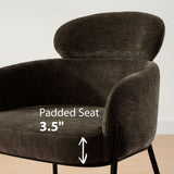 Aila Modern Upholstered Dining Chair (Set of 2)