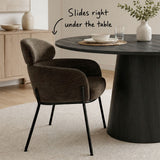 Aila Modern Upholstered Dining Chair (Set of 2)